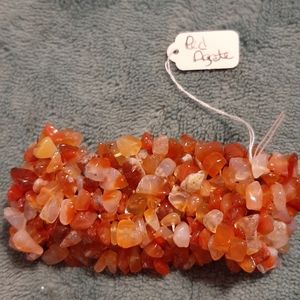 Red Agate Stretch Bracelet